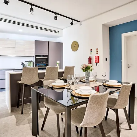 公寓 Stylish In Tigne Point 斯利马